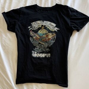 The doors black graphic tee